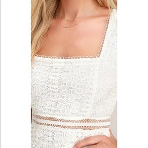 Lulus Lace Midi Dress